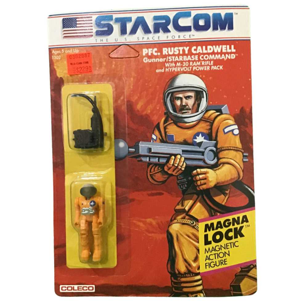 Starcom PFC. Rusty Caldwell - Coleco (StarCom) action figure collectible - Main Image 2