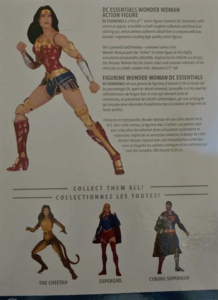 Wonder Woman - DC Collectibles (DC Essentials) action figure collectible [Barcode 761941355689] - Main Image 3