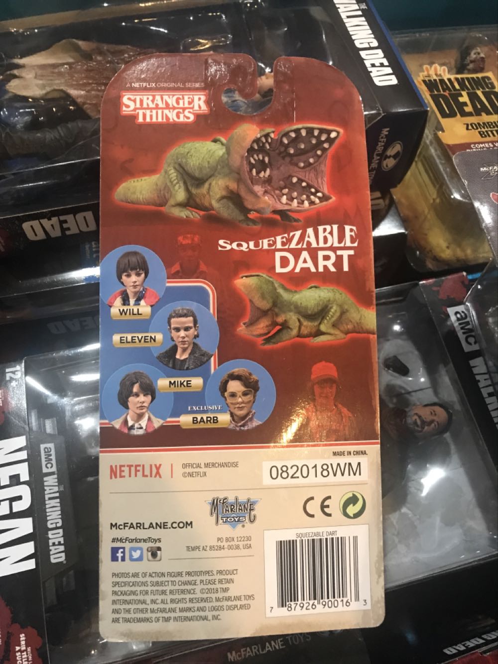 Squeezable Dart - McFarlane Toys™ (Stranger Things) action figure collectible [Barcode 787926900163] - Main Image 2