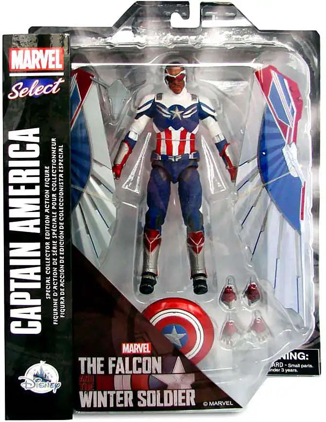Captain America - Sam Wilson - Diamond Select (Marvel Select) action figure collectible - Main Image 2