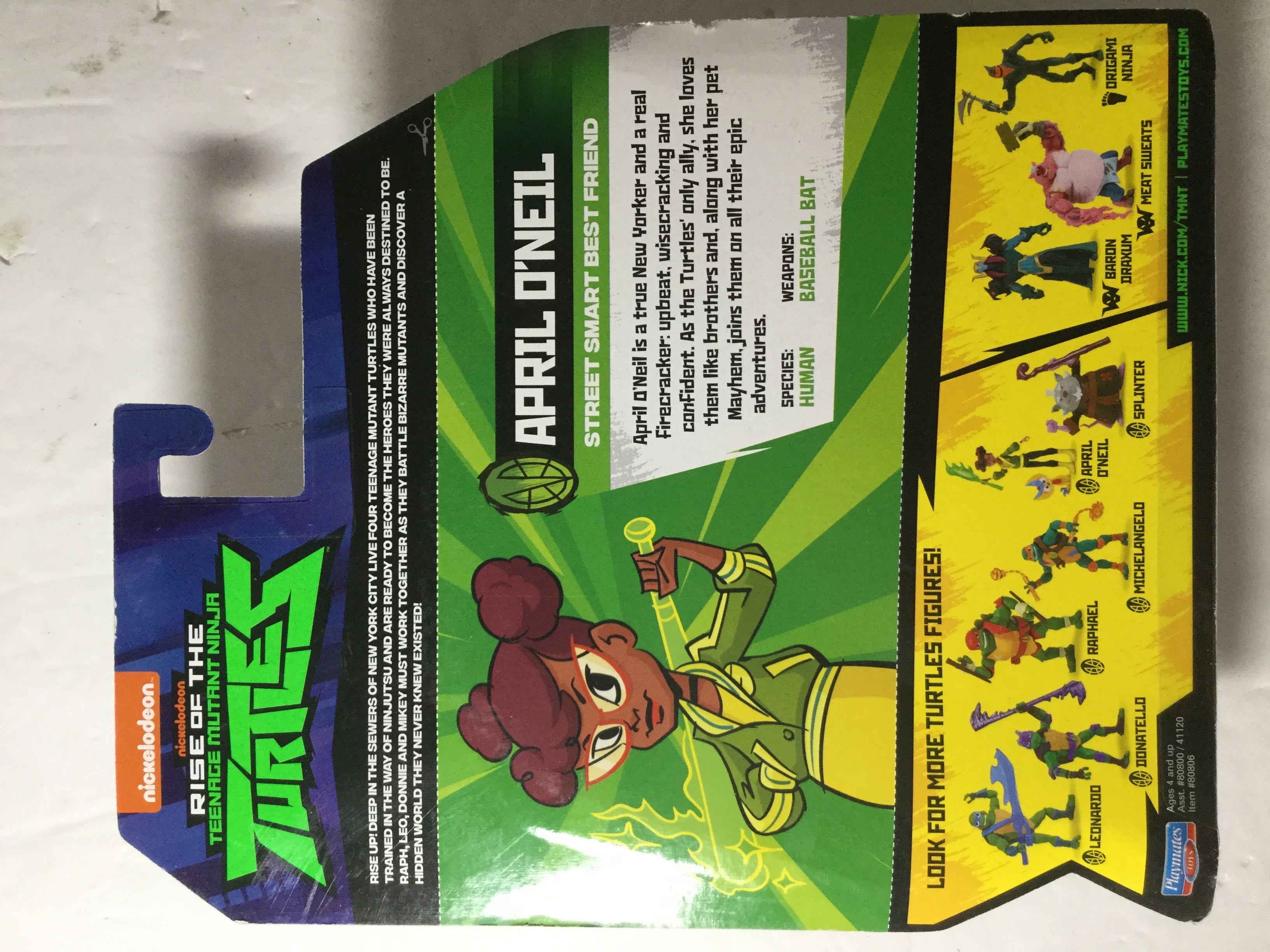 Rise of The Teenage Mutant Ninja Turtles April - Playmates (TMNT) action figure collectible [Barcode 043377808060] - Main Image 2