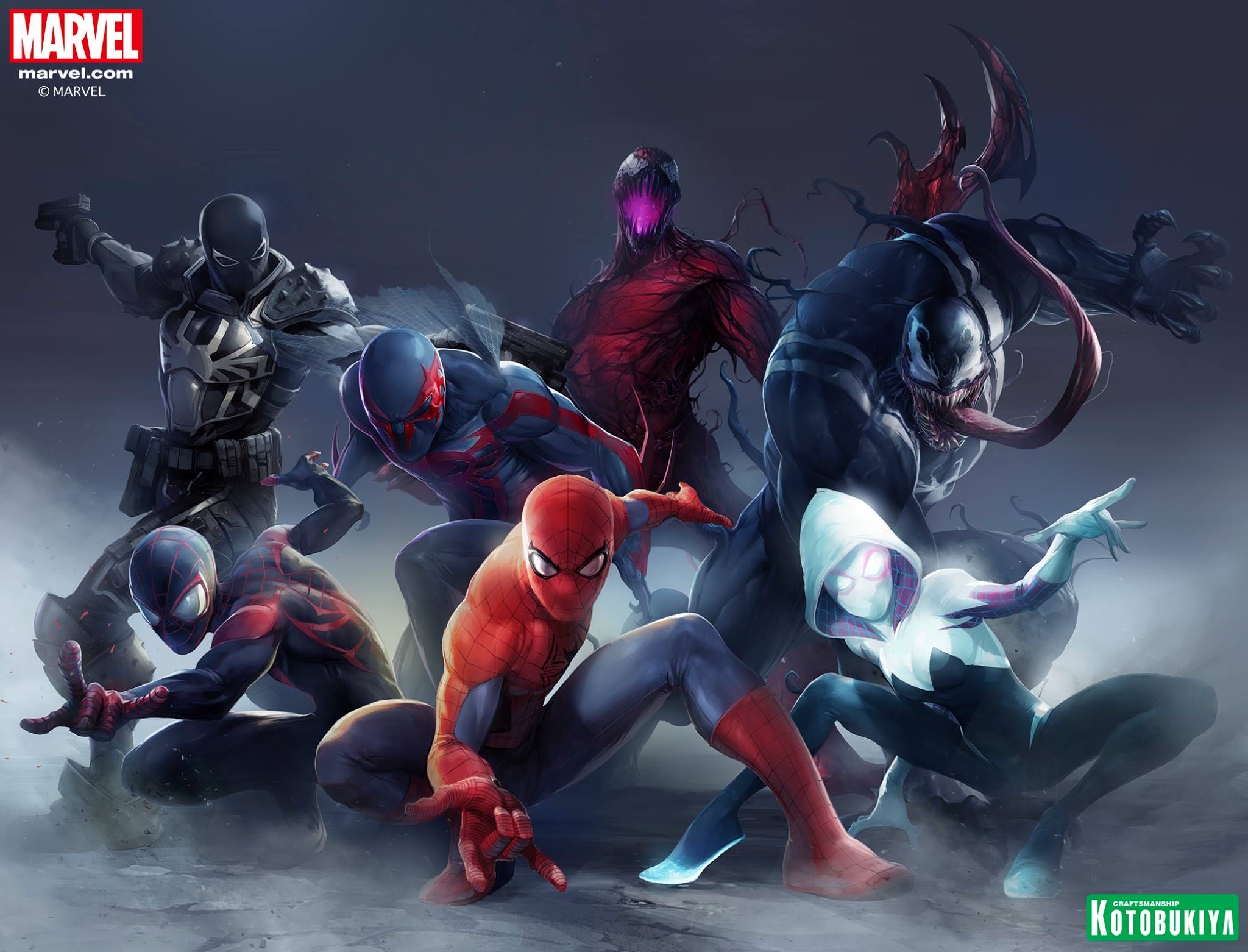 Carnage ARTFX+ - Kotobukiya (Marvel Now! Spider-Verse) action figure collectible - Main Image 2