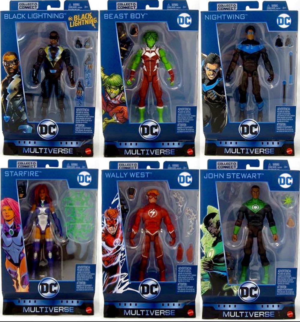Beast Boy DC Multiverse Ninja Batman CNC Series  BEAST BOY (Collect & Connect Series) - Mattel (DC Multiverse) action figure collectible [Barcode 887961753615] - Main Image 2