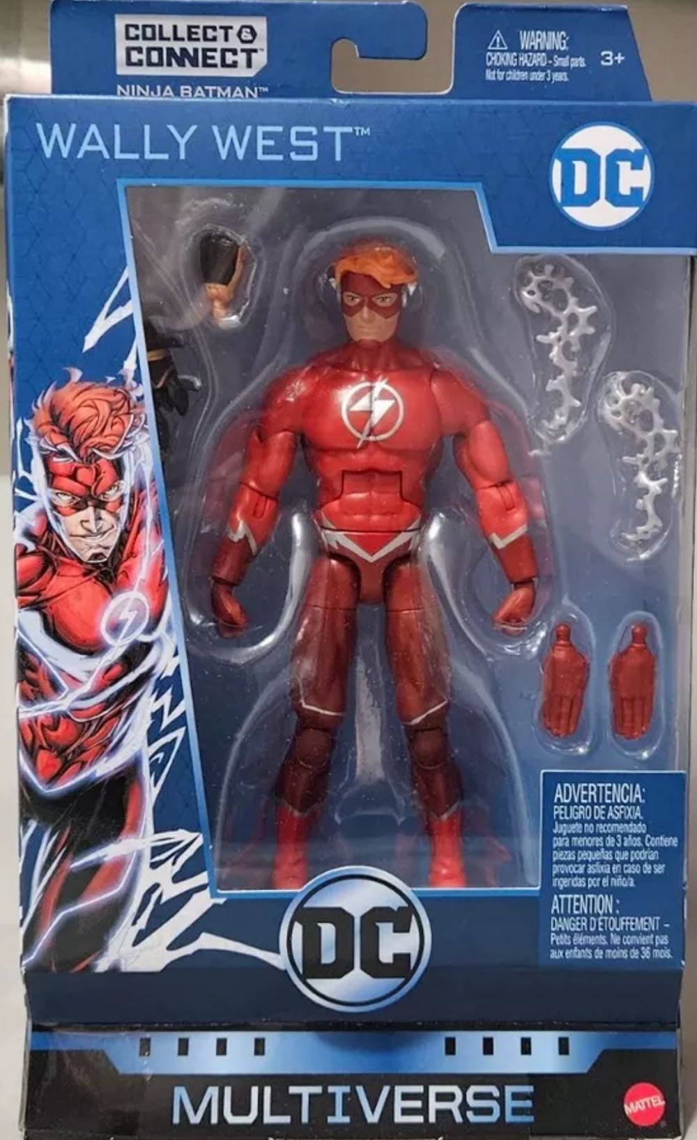 DC Multiverse - Wally West As The Flash (Rebirth) - DC Mattel (Flash) action figure collectible [Barcode 887961753592] - Main Image 3