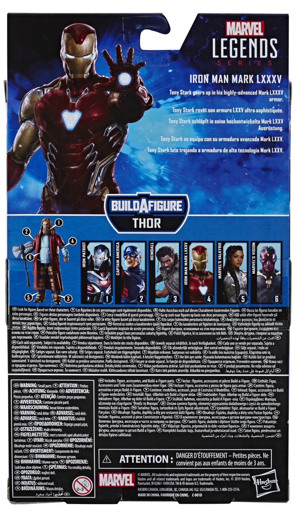 Iron Man Mark LXXXV - Hasbro (Marvel Legends - Thor Series) action figure collectible [Barcode 5010993672929] - Main Image 3