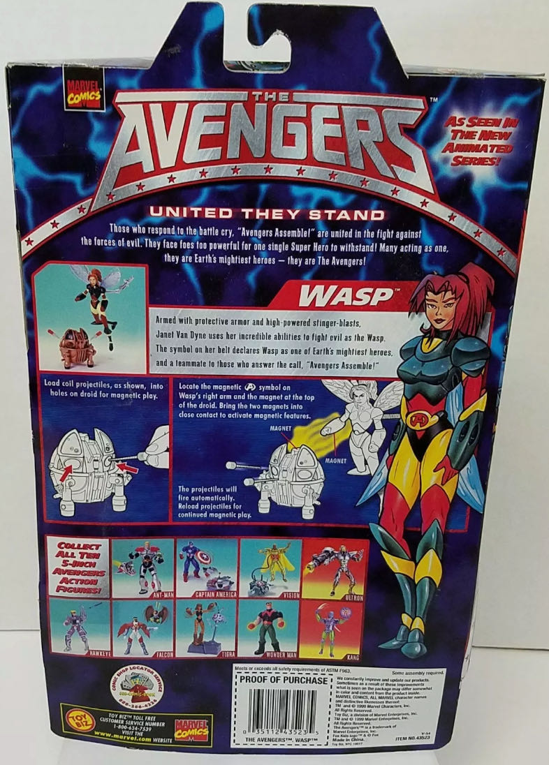 Wasp - Toybiz (The Avengers: United We Stand) action figure collectible - Main Image 3