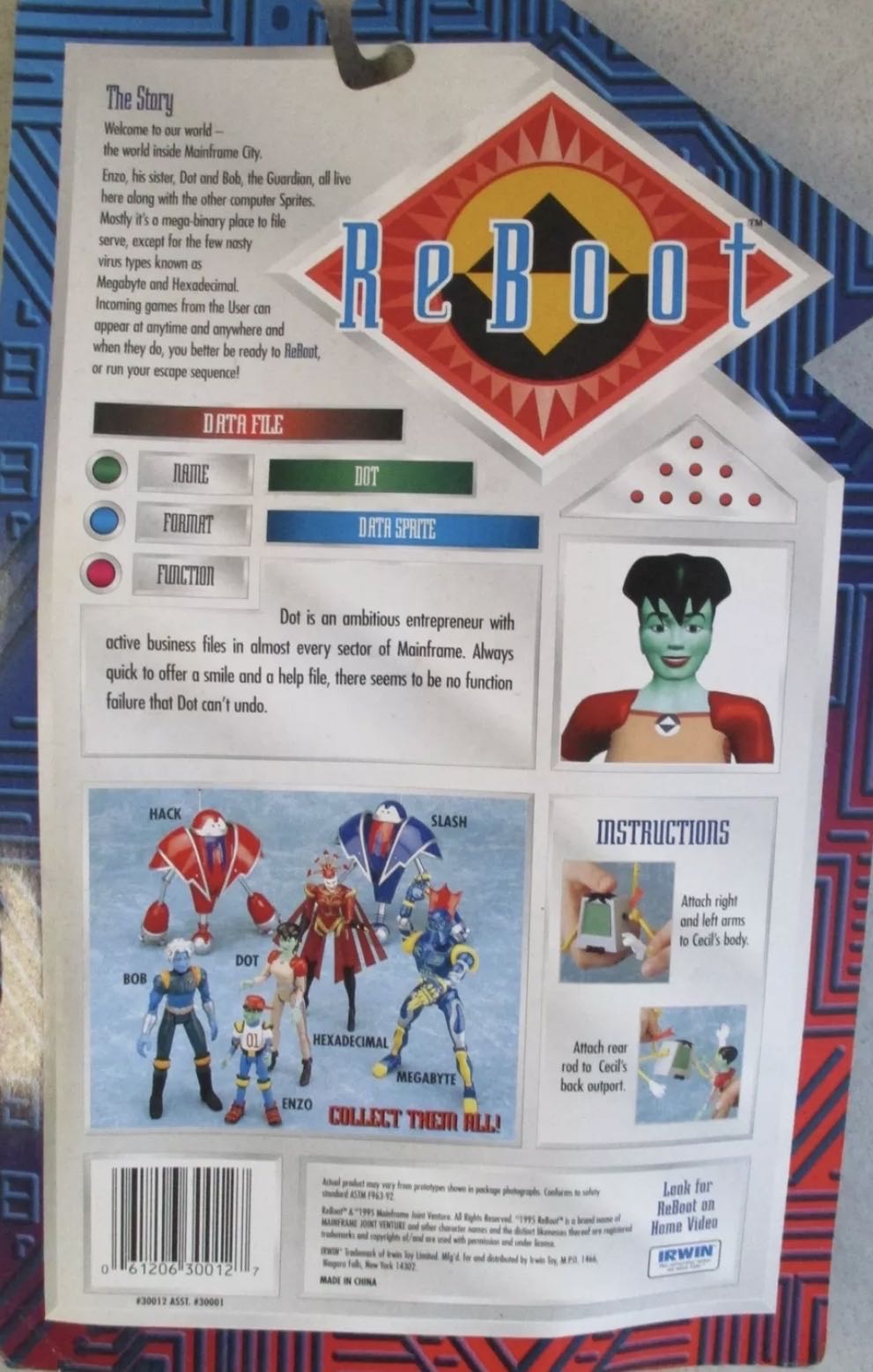 Dot - Irwin (ReBoot) action figure collectible - Main Image 3