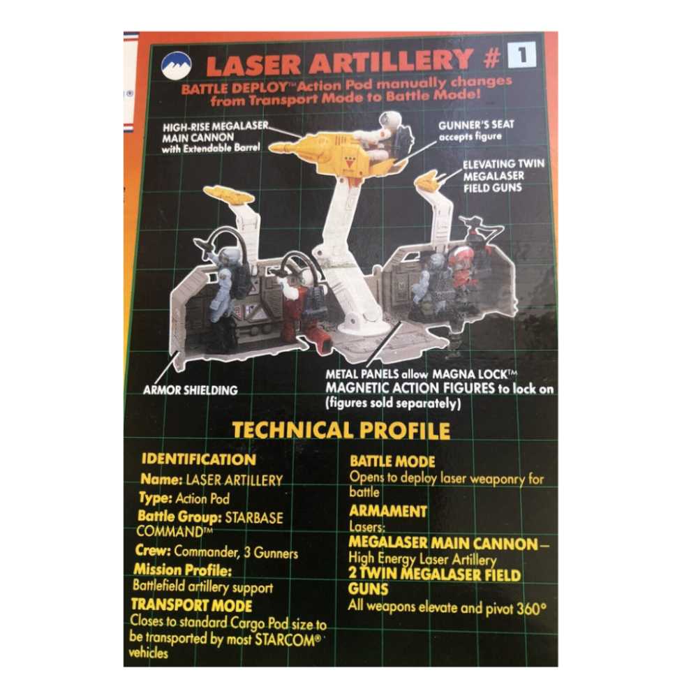 Starcom Laser Artillery - Coleco (StarCom) action figure collectible - Main Image 3