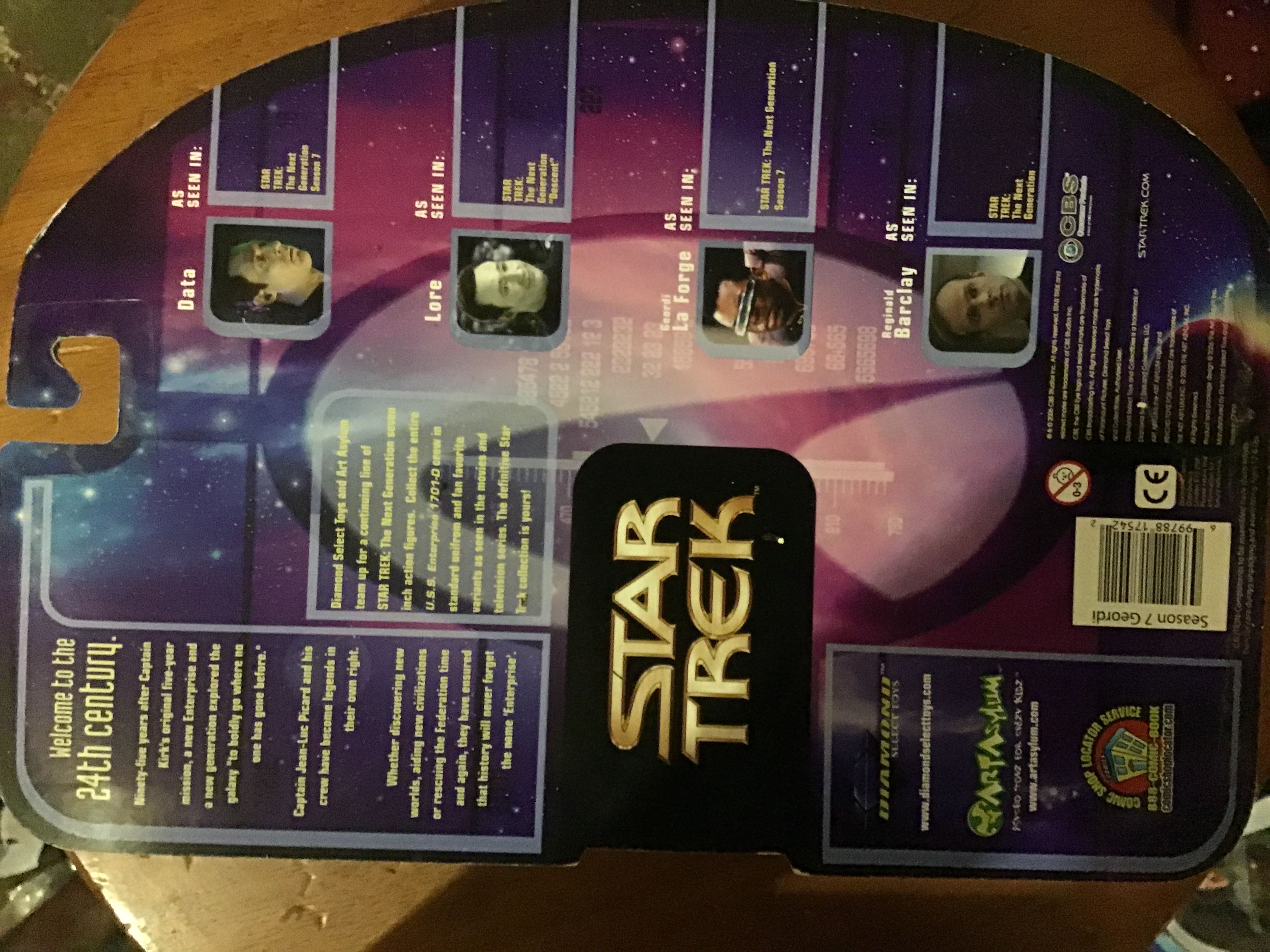 Lieutenant Commander Geordi La Forge - Diamond Select (Star Trek) (Star Trek DST) action figure collectible [Barcode 699788175422] - Main Image 2