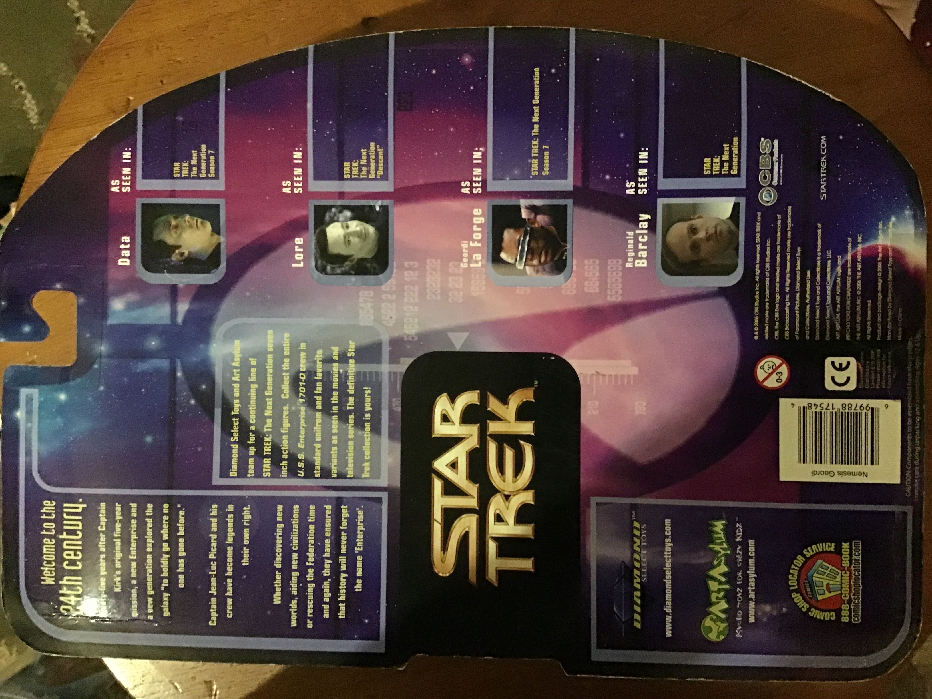 Lieutenant Commander Geordi La Forge - Art Asylum (Star Trek) (Star Trek Nemesis) action figure collectible [Barcode 699788175484] - Main Image 4