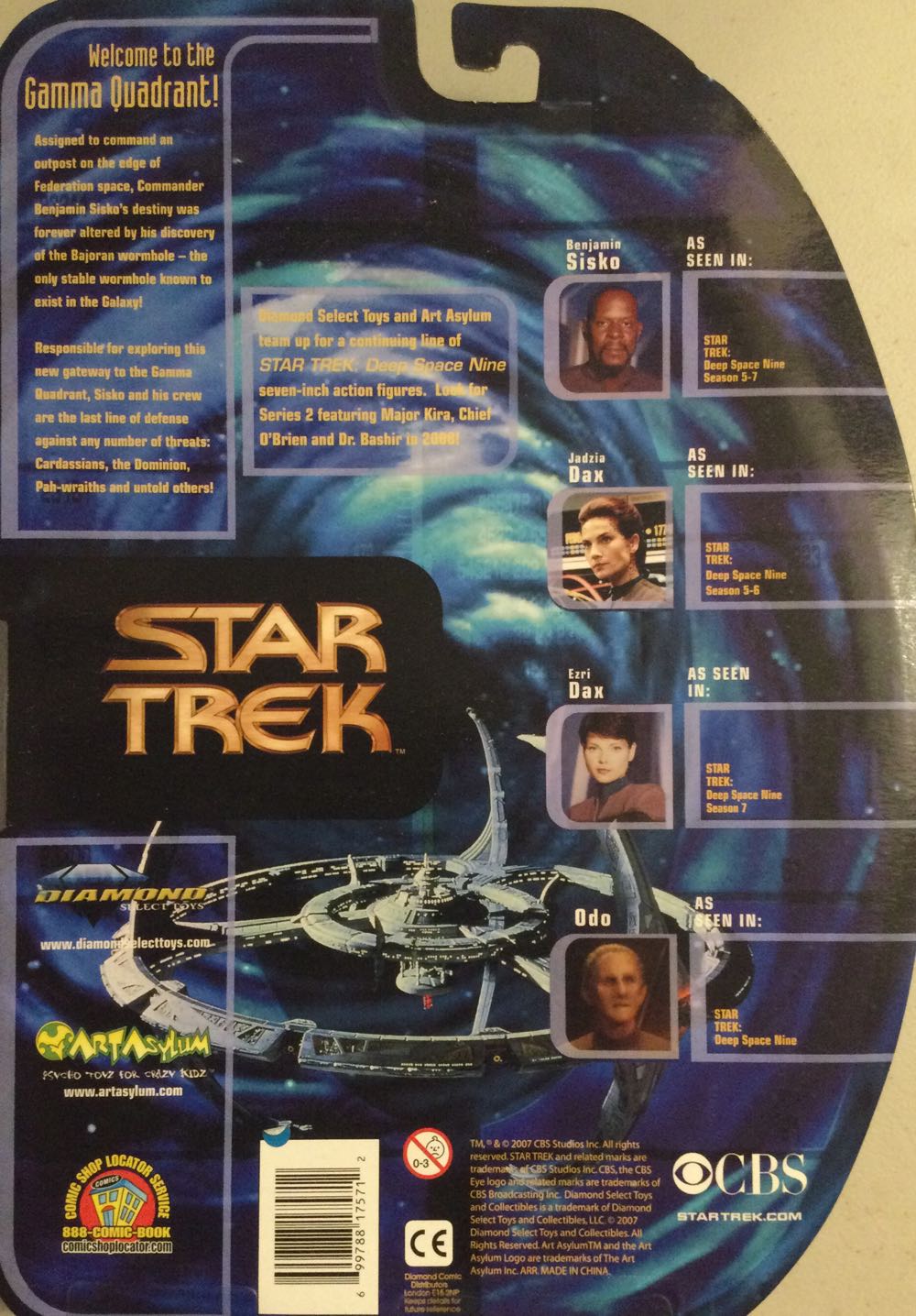 Captain Benjamin Sisko - Diamond Select (Star Trek) (Star Trek DST) action figure collectible [Barcode 699788175712] - Main Image 2