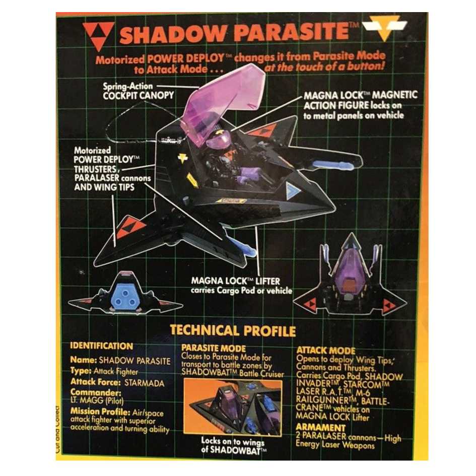 Starcom Shadow Parasite - Coleco (Vehicles) action figure collectible - Main Image 4