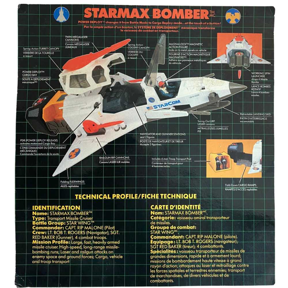 Starcom Starmax Bomber - Coleco (StarCom) action figure collectible - Main Image 4