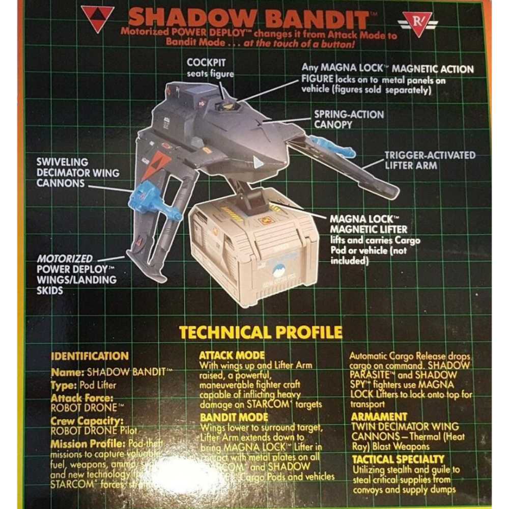 Starcom Shadow Bandit - Coleco (StarCom) action figure collectible - Main Image 3