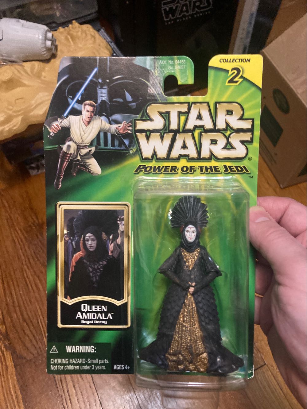 Queen Amidala (Royal Decoy) - Hasbro (Star Wars: Power of the Jedi: 3”) action figure collectible [Barcode 076930846575] - Main Image 4