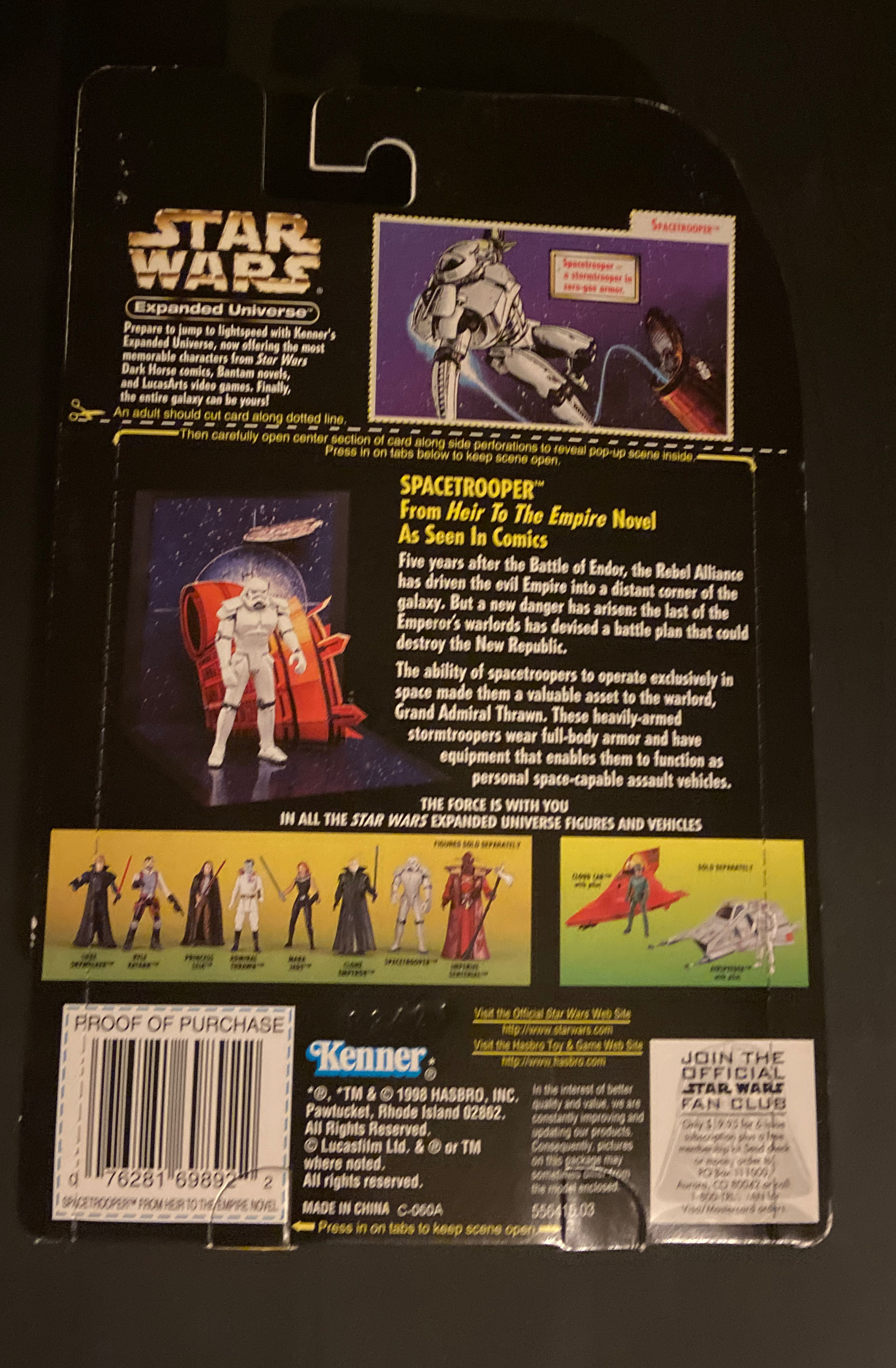 Spacetrooper - Hasbro (Star Wars: Heir to the Empire) action figure collectible [Barcode 076281698922] - Main Image 2