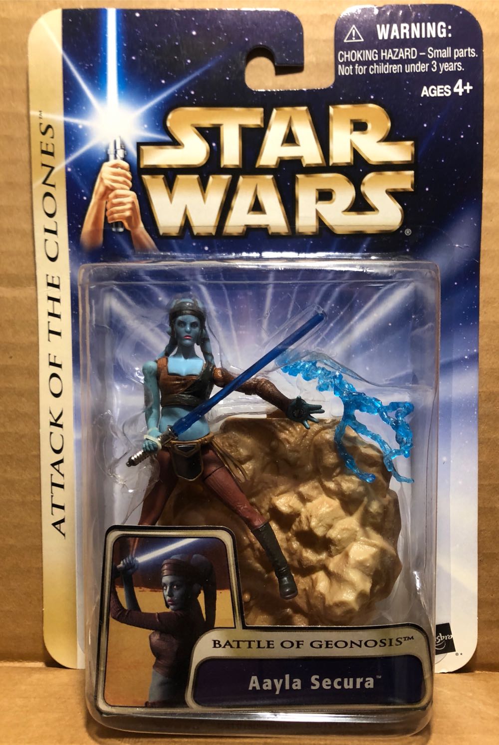 Aayla Secura (Battle of Geonosis) - Hasbro (Attack Of The Clones) action figure collectible [Barcode 076930850152] - Main Image 3