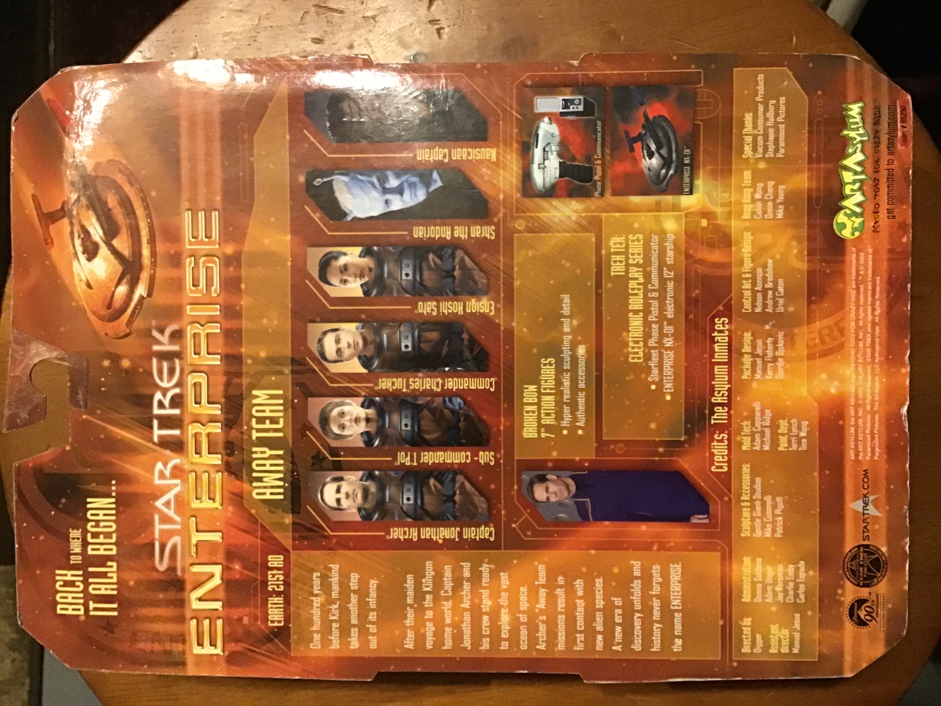 Doctor Phlox EVA Suit - Art Asylum (Star Trek Enterprise) action figure collectible [Barcode 687203852508] - Main Image 3