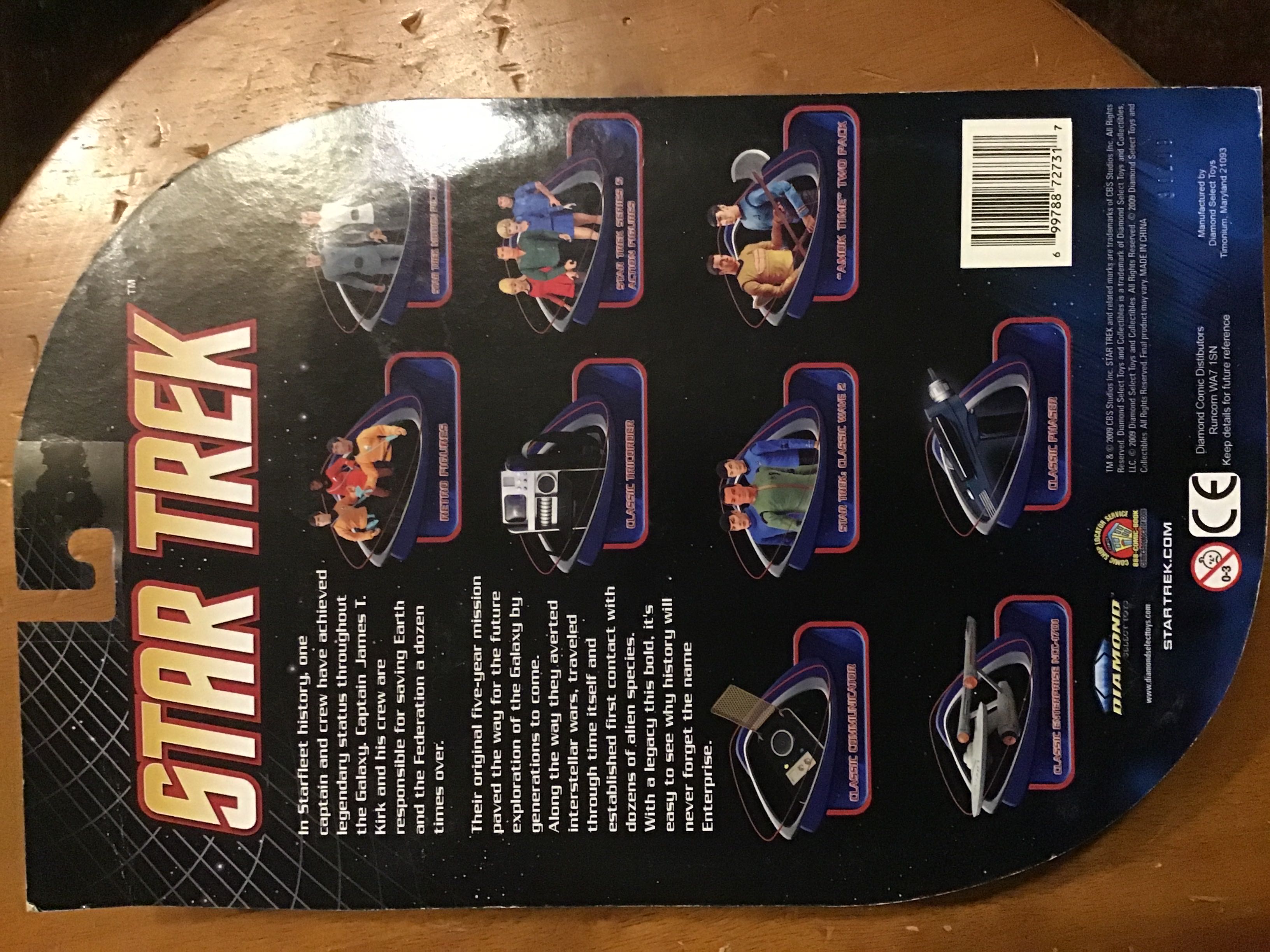 Captain James T. Kirk (Mirror Universe) - Diamond Select (Star Trek) (Star Trek - The Original Series) action figure collectible [Barcode 699788727317] - Main Image 3