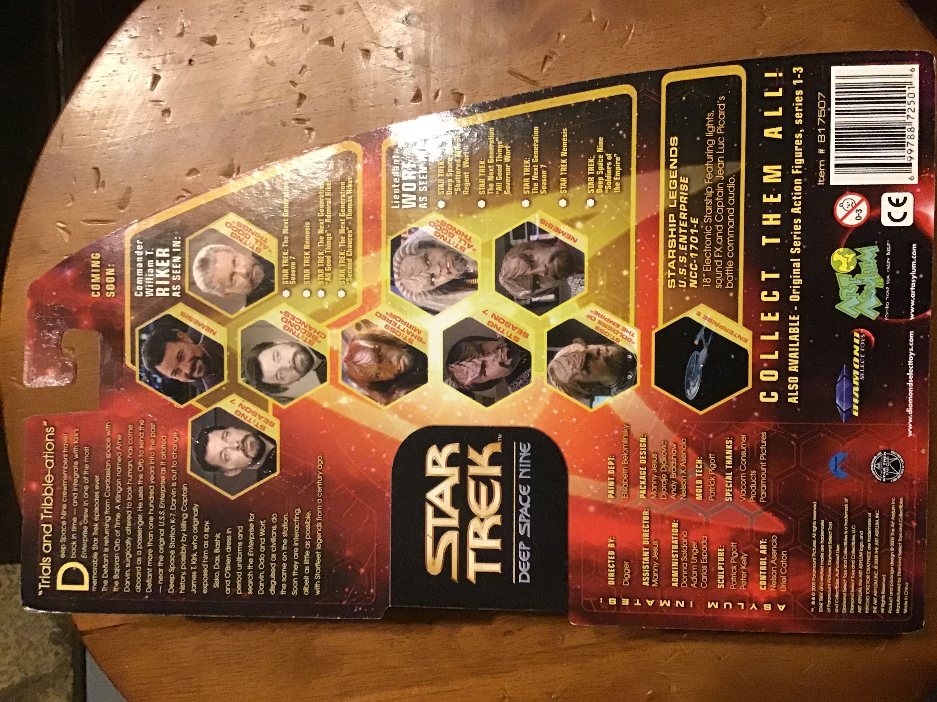 Chief Petty Officer Miles O’Brien - Art Asylum (Star Trek DS9) action figure collectible [Barcode 699788725016] - Main Image 4