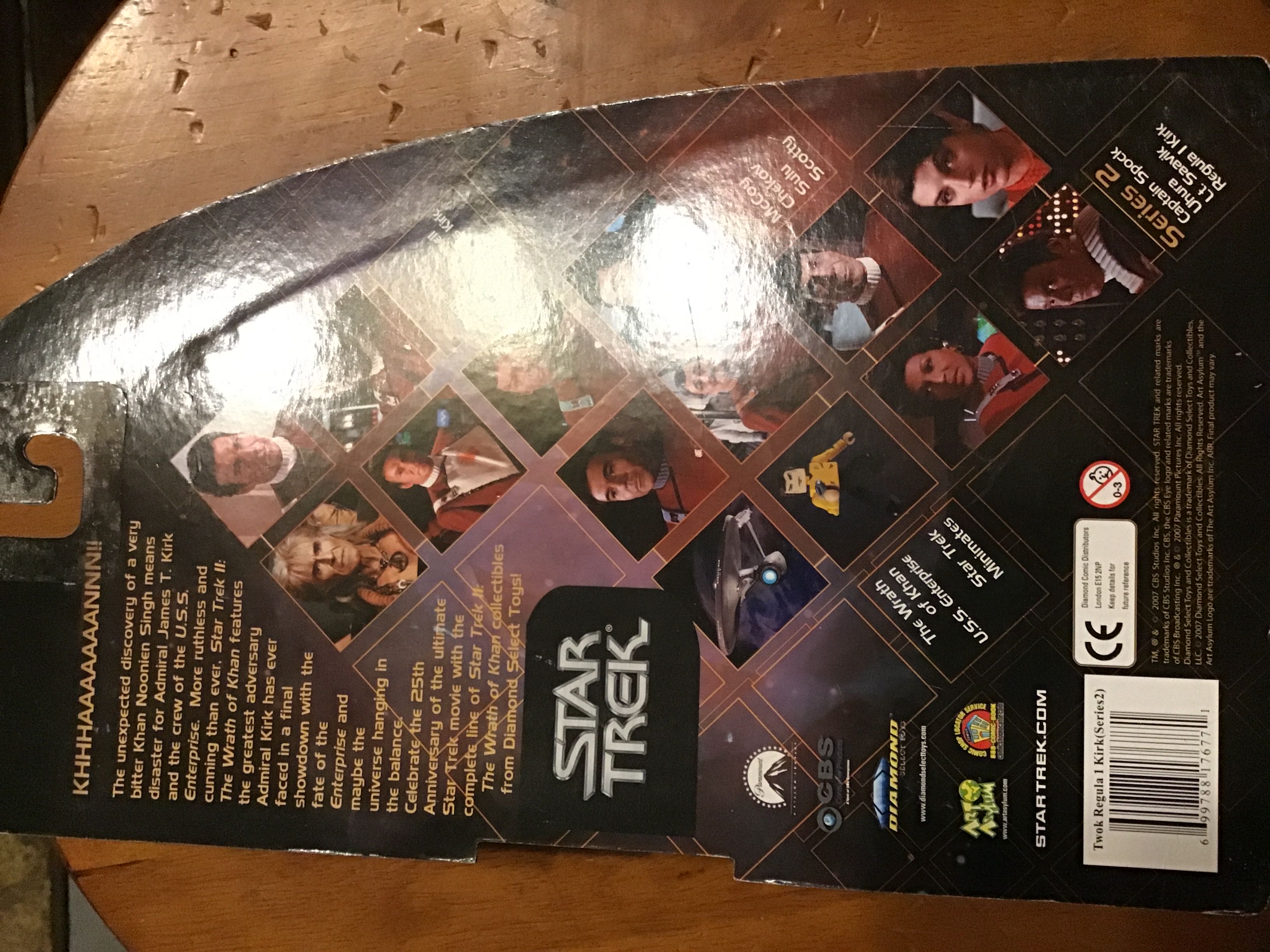 Regula 1 Kirk - Diamond Select (Star Trek) (Star Trek- II The Wrath Of Khan) action figure collectible [Barcode 699788176771] - Main Image 3