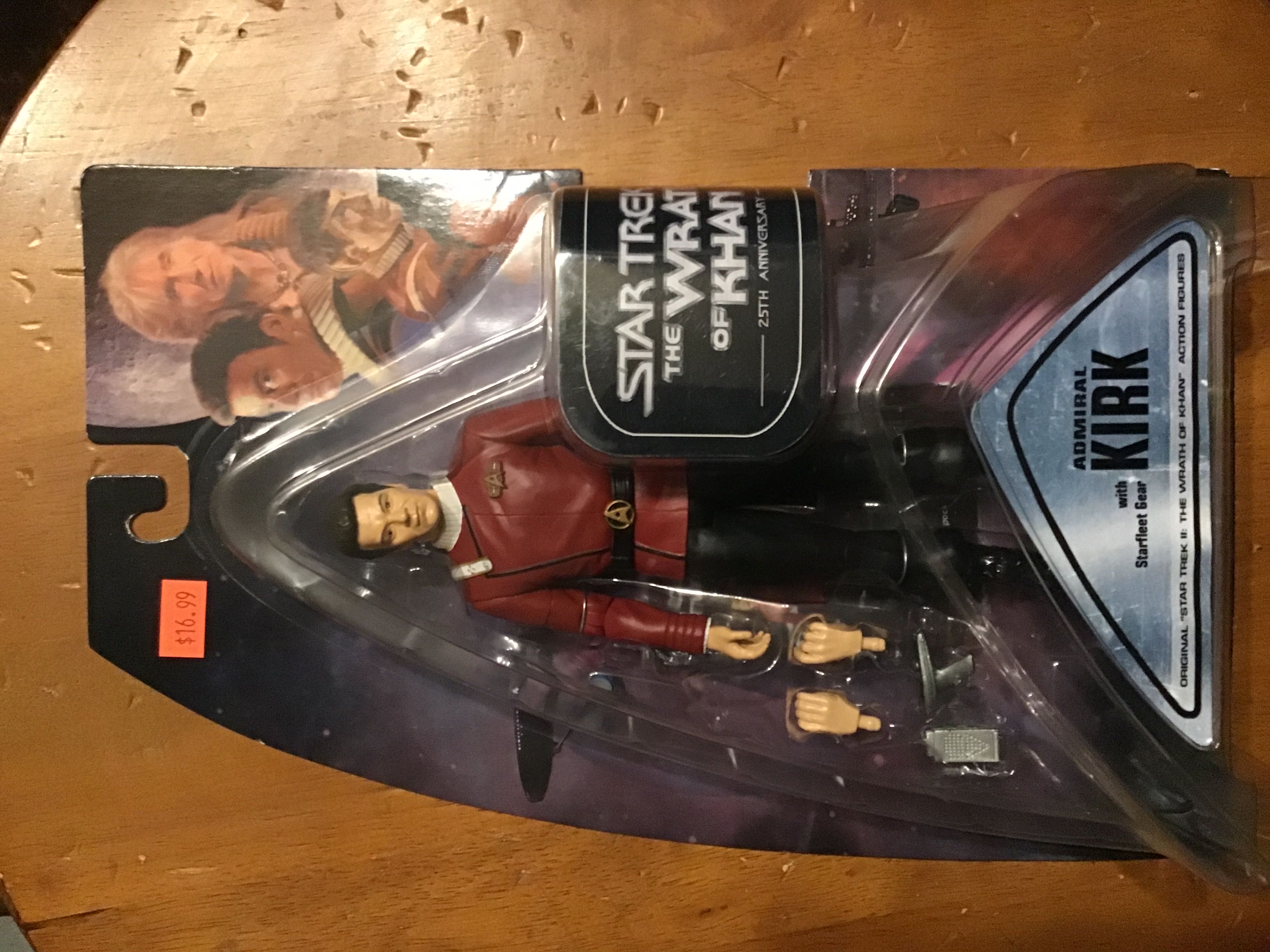 Admiral James T. Kirk - Diamond Select (Star Trek) (Star Trek II The Wrath Of Khan) action figure collectible [Barcode 699788176450] - Main Image 2