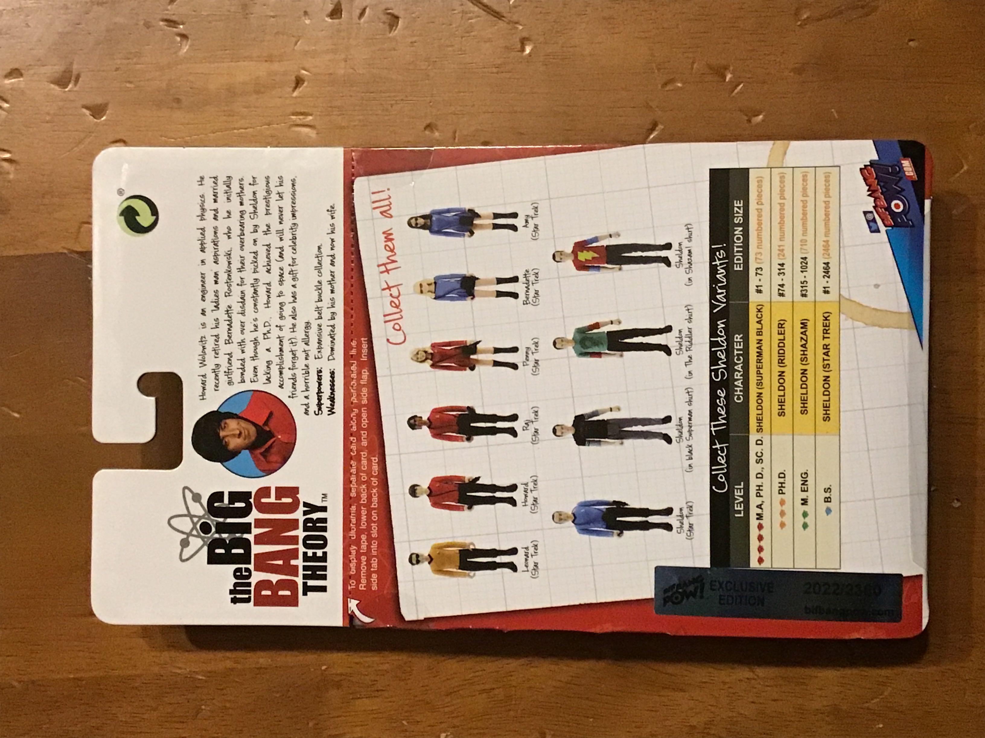 Howard  (The Big Bang Theory - Star Trek) action figure collectible [Barcode 814826015816] - Main Image 4