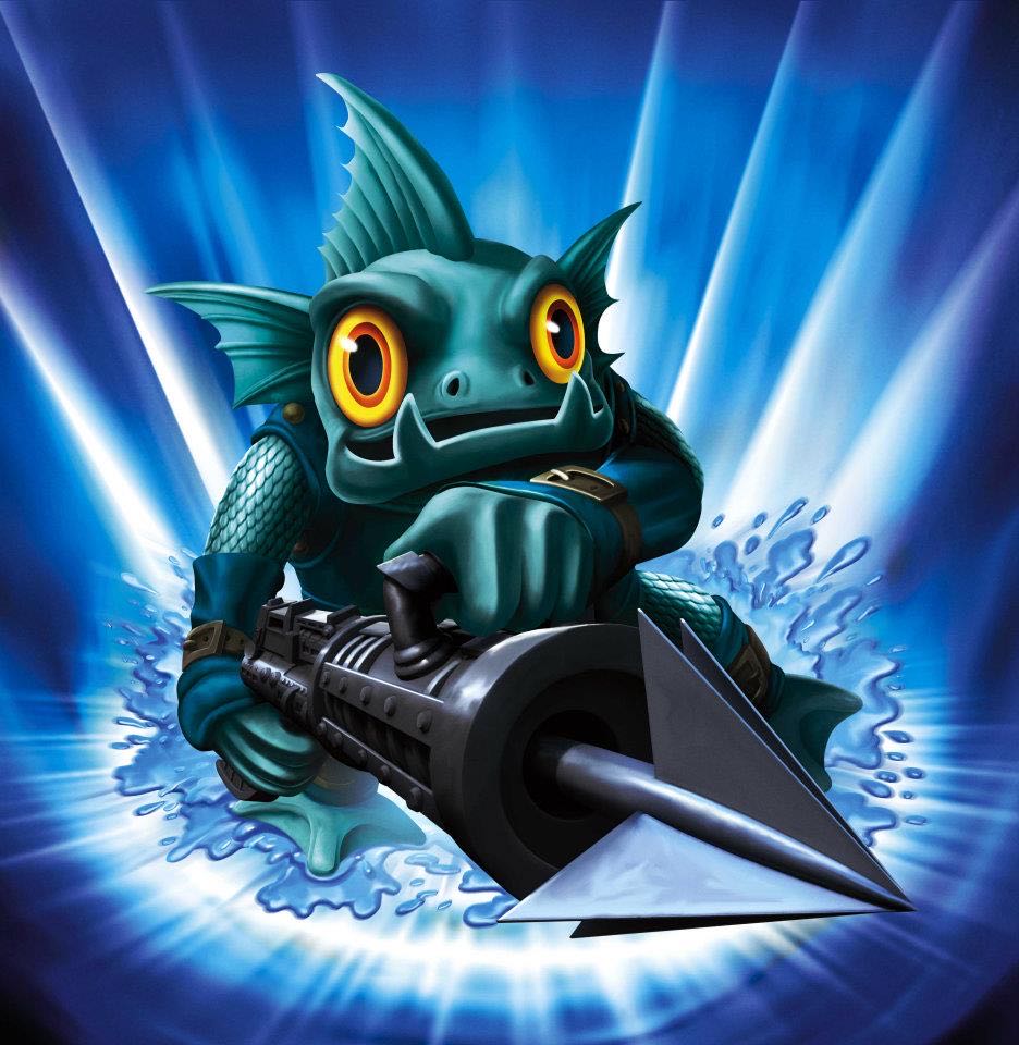 Skylanders “Gill Grunt” - Activision (Skylanders: Spyro’s Adventure) action figure collectible - Main Image 2