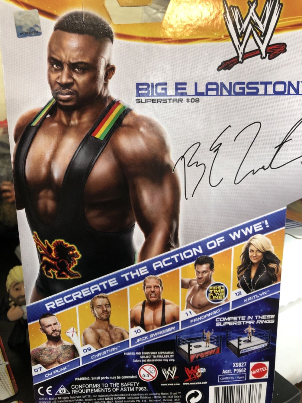 Big E Langston - Mattel Wwe (Wrestling (WWE)) action figure collectible [Barcode 746775183073] - Main Image 2