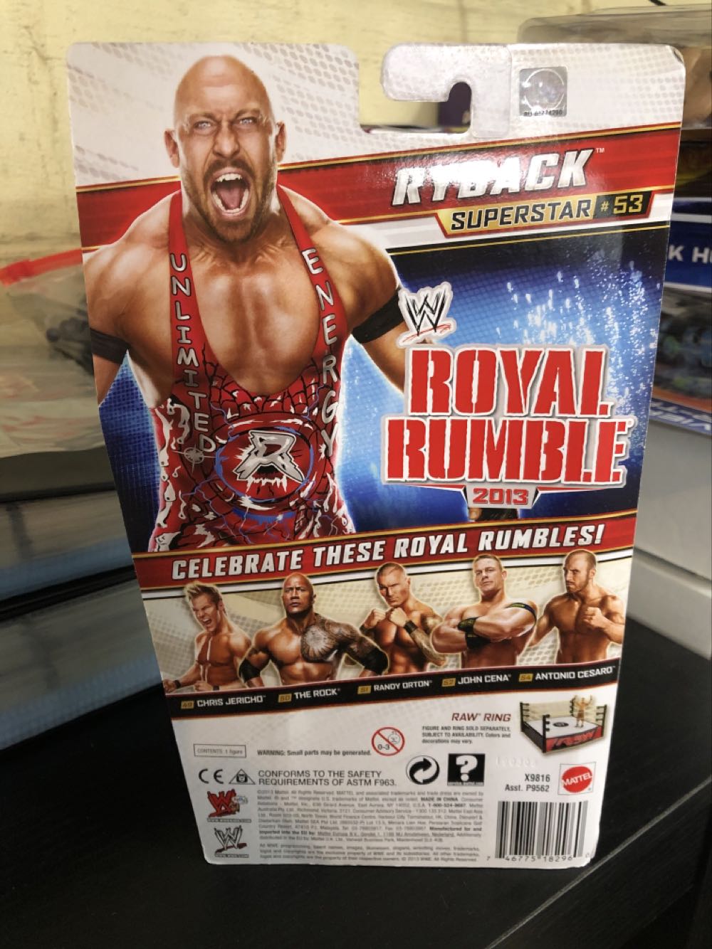 Ryback (2013) - Mattel (WWE Basic Series) action figure collectible [Barcode 746775182960] - Main Image 2