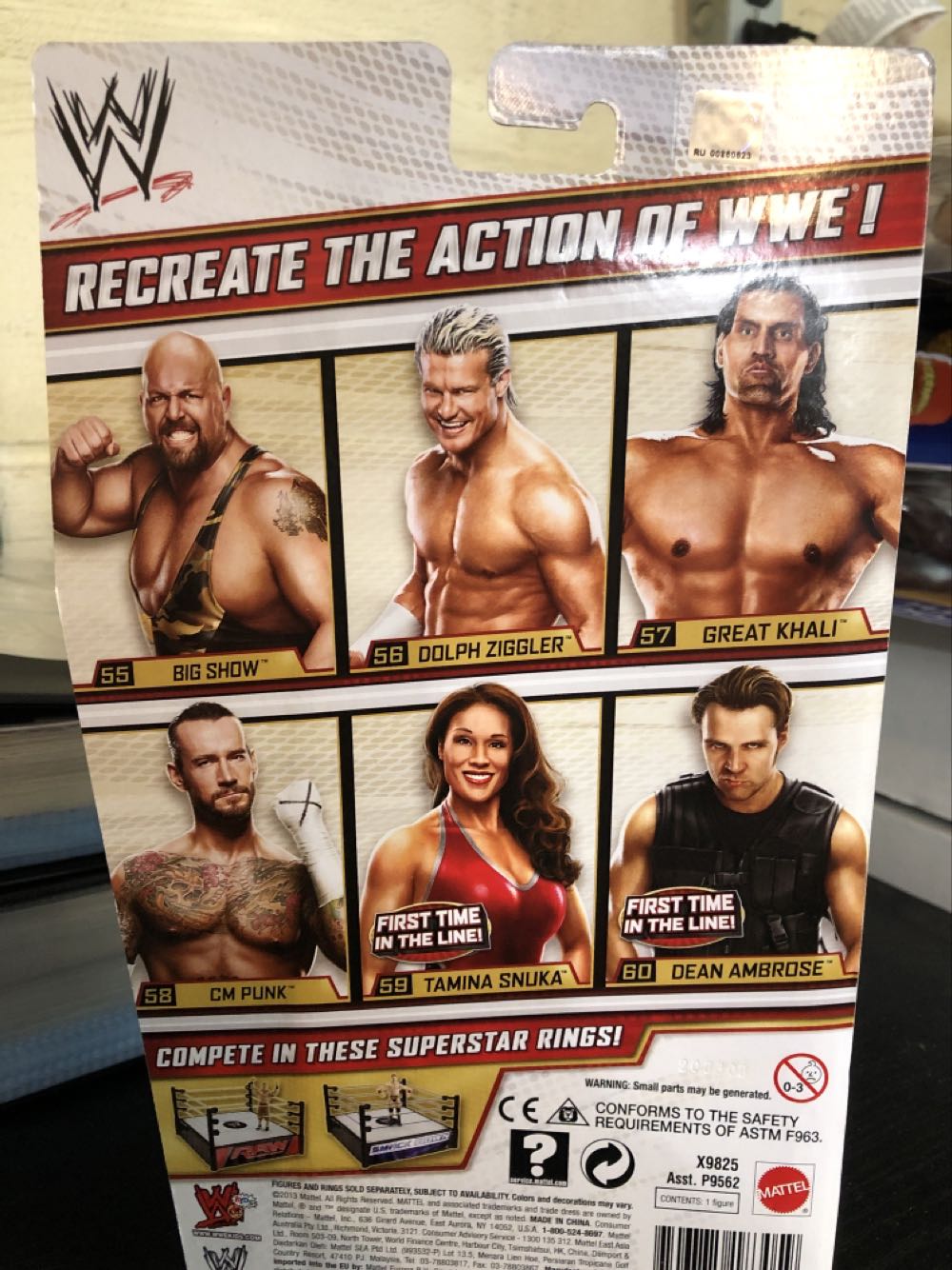 Dean Ambrose - Mattel Wwe (Wrestling (WWE)) action figure collectible [Barcode 746775183059] - Main Image 2