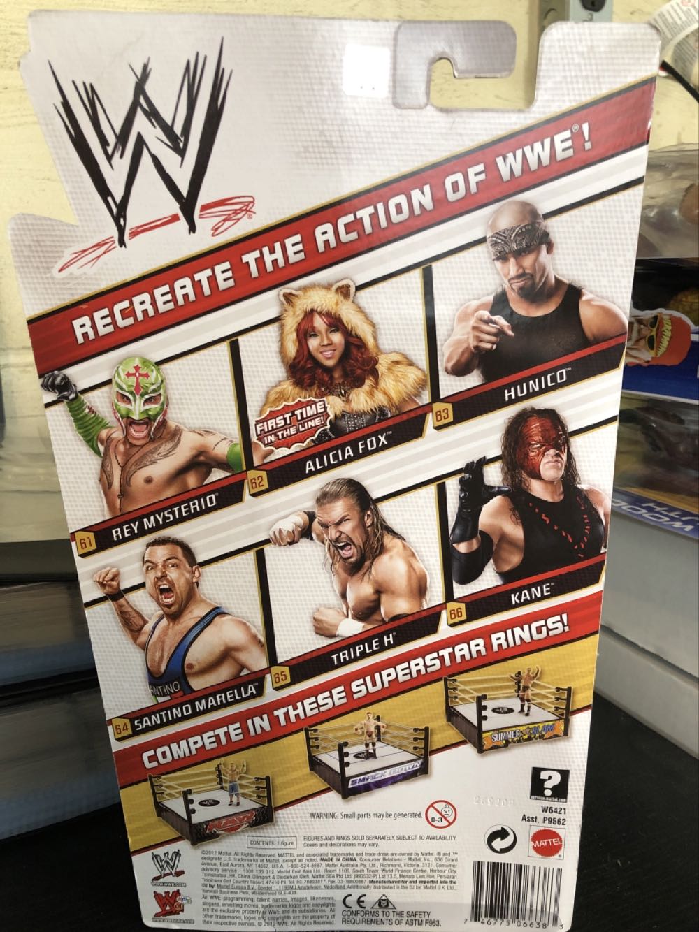 Santino Marella - Mattel Wwe (Wrestling (WWE)) action figure collectible [Barcode 746775066383] - Main Image 2