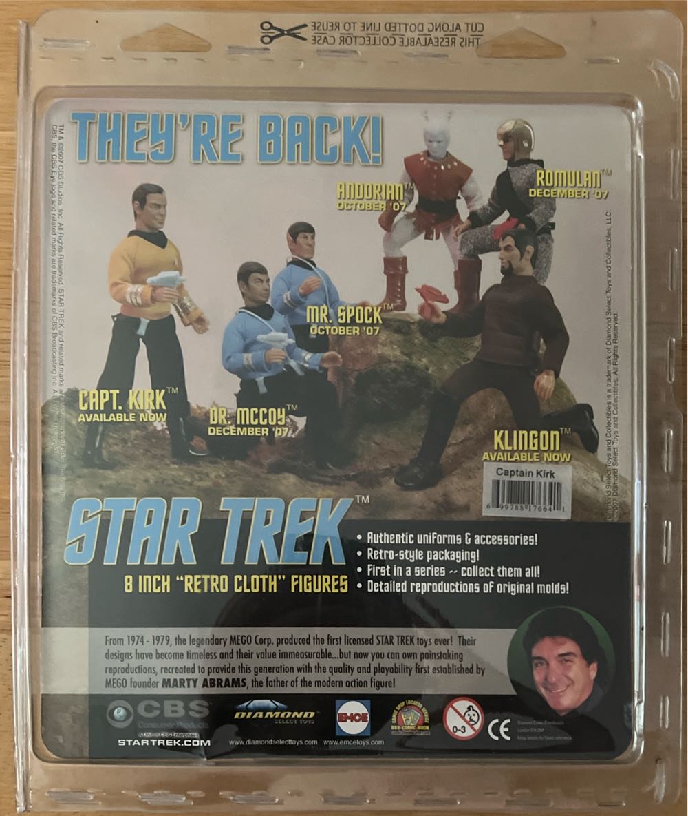 Captain Kirk - MEGO Corp. (Star Trek - The Original Series) action figure collectible [Barcode 699788176641] - Main Image 2