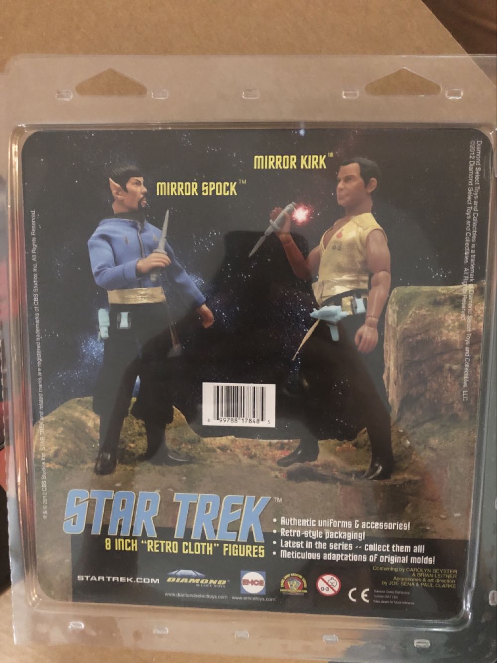 Mirror Kirk - Diamond Select (Star Trek) (Star Trek - The Original Series) action figure collectible [Barcode 699788178485] - Main Image 2