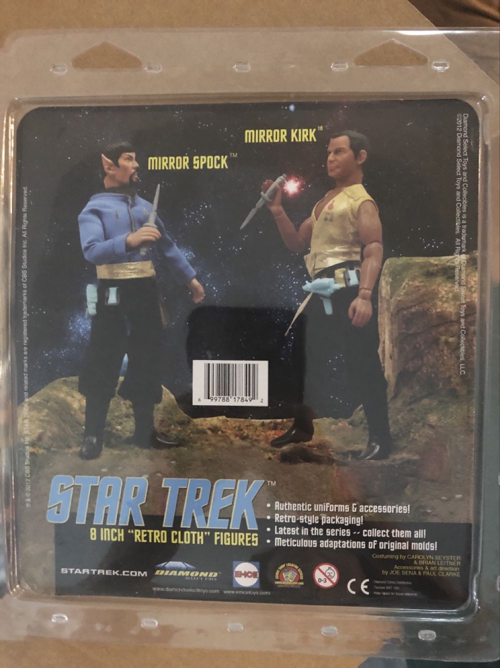 Mirror Spock - Diamond Select (Star Trek) (Star Trek - The Original Series) action figure collectible [Barcode 699788178492] - Main Image 2