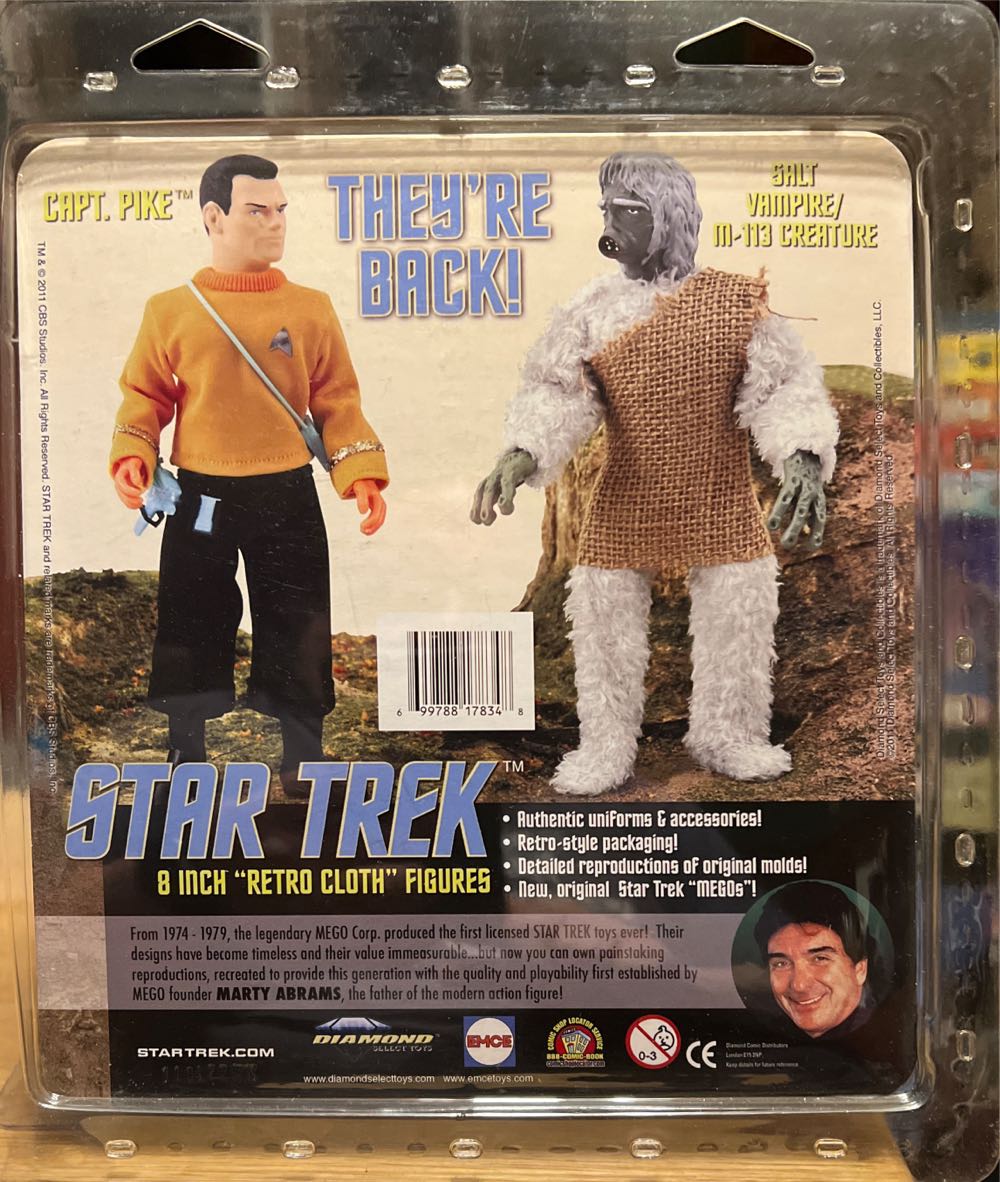 Captain Pike - MEGO Corp. (Star Trek - The Original Series) action figure collectible [Barcode 699788178348] - Main Image 2