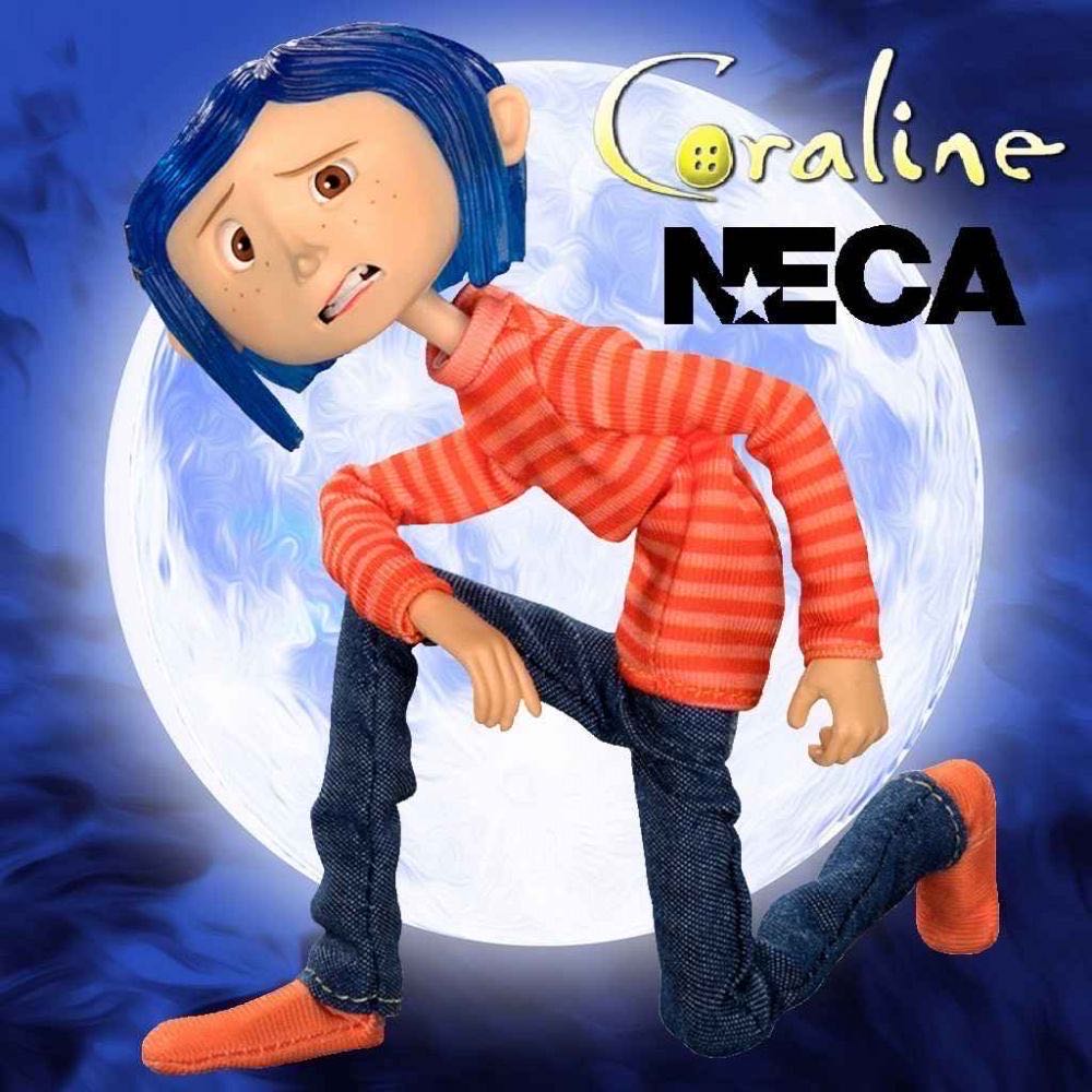 Coraline In Stripped Shirt - Neca (Neca) action figure collectible [Barcode 634482495698] - Main Image 2