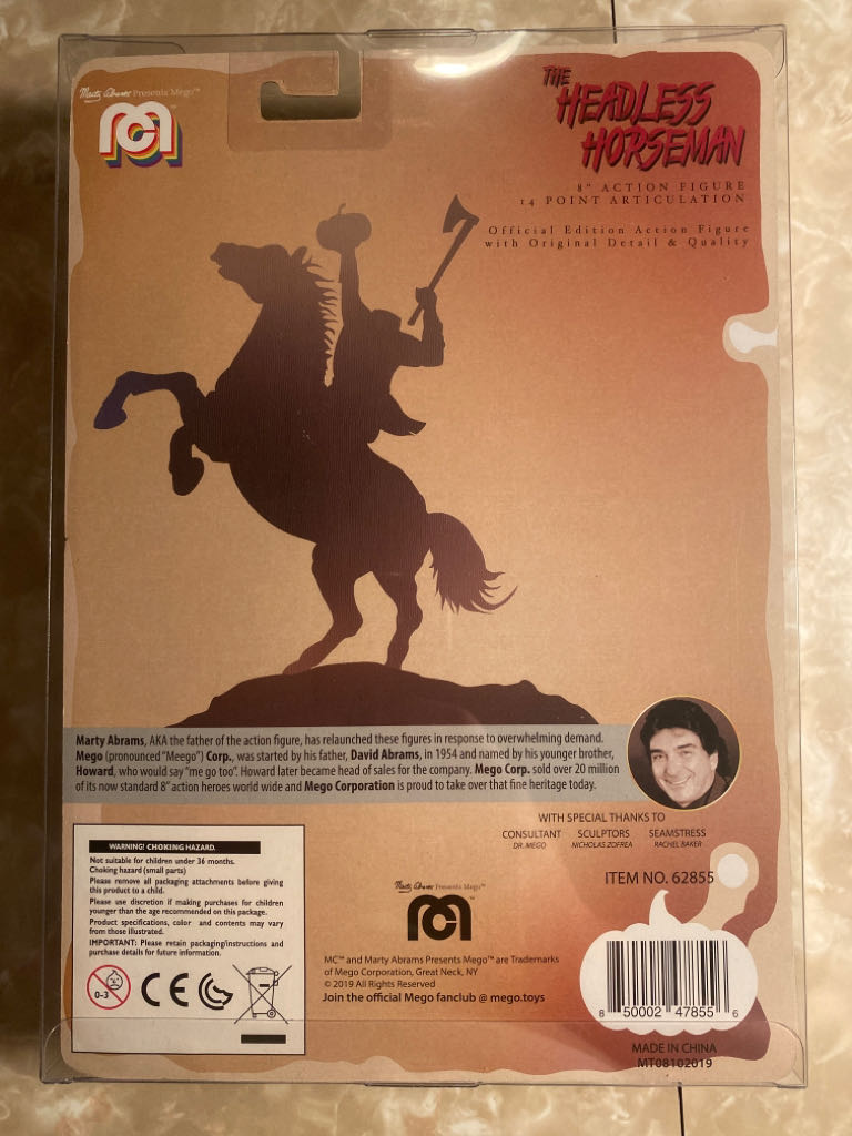 Mego Horror: Headless Horseman - MEGO Corp. (The Headless Horseman) action figure collectible [Barcode 850002478556] - Main Image 2