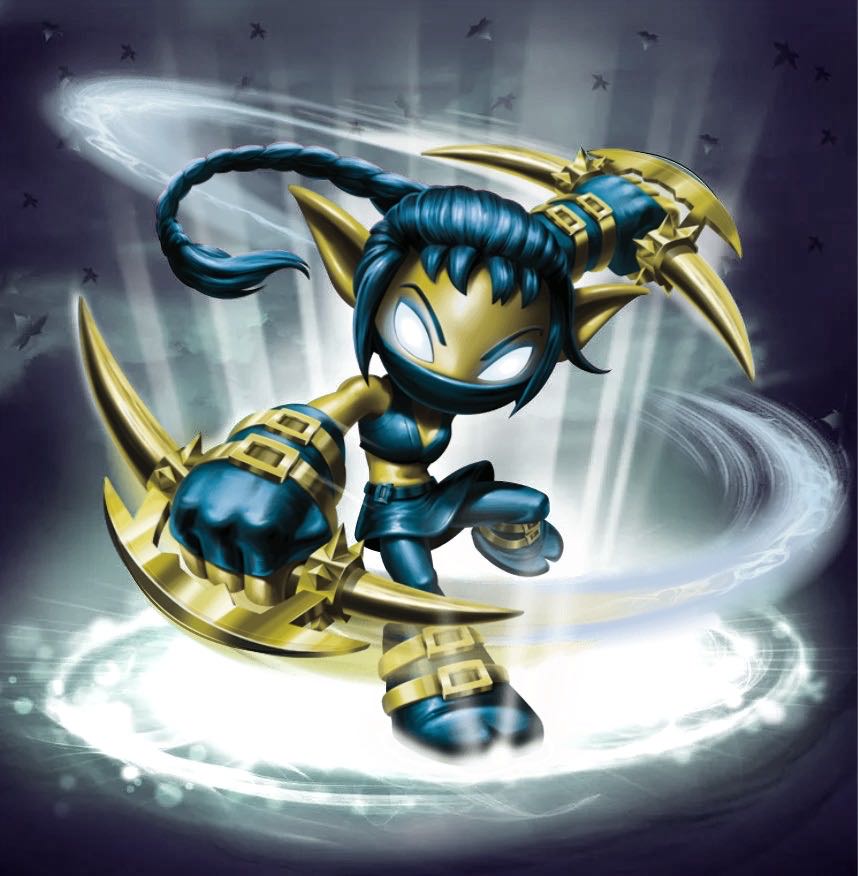 Skylanders “Legendary Stealth Elf” - Activision (Skylanders: Giants) action figure collectible - Main Image 2