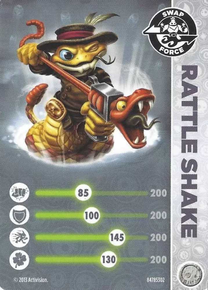 Rattle Shake (Swap) - Activision (Skylanders: Swap Force) action figure collectible - Main Image 3