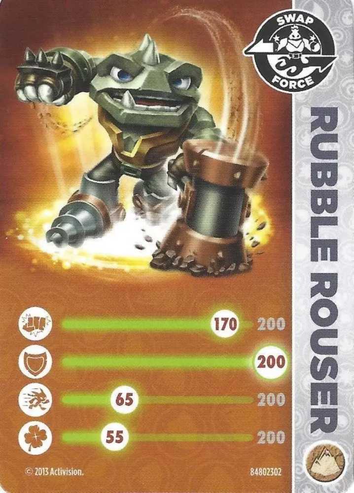 Rubble Rouser (Swap) - Activision (Skylanders: Swap Force) action figure collectible - Main Image 3
