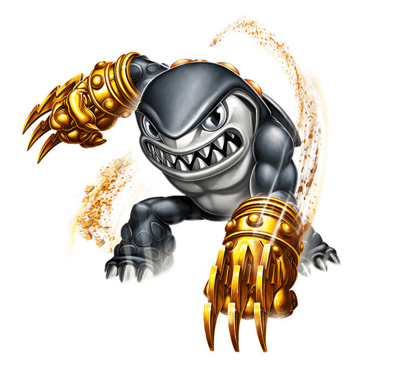 Terrafin (3, Knockout) - Activison Publishing, Inc. (Toys To Life) action figure collectible - Main Image 3