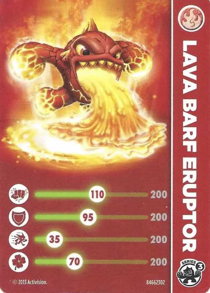 Lava Barf Eruptor (Series 3) - Activision (Skylanders - Swap Force) action figure collectible - Main Image 3