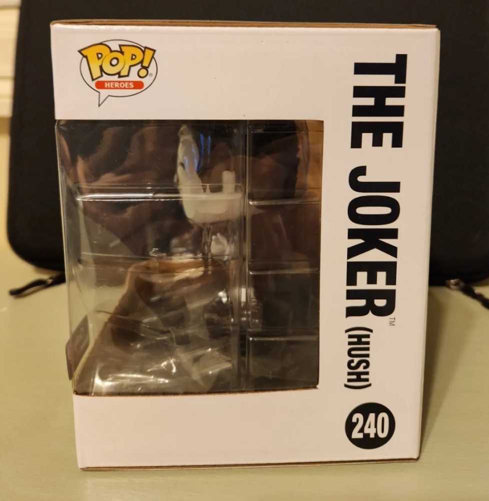 Funko Pop! The Joker (Hush) #240 Game Stop Exclusive NIB - Funko Pop action figure collectible [Barcode 889698347785] - Main Image 2