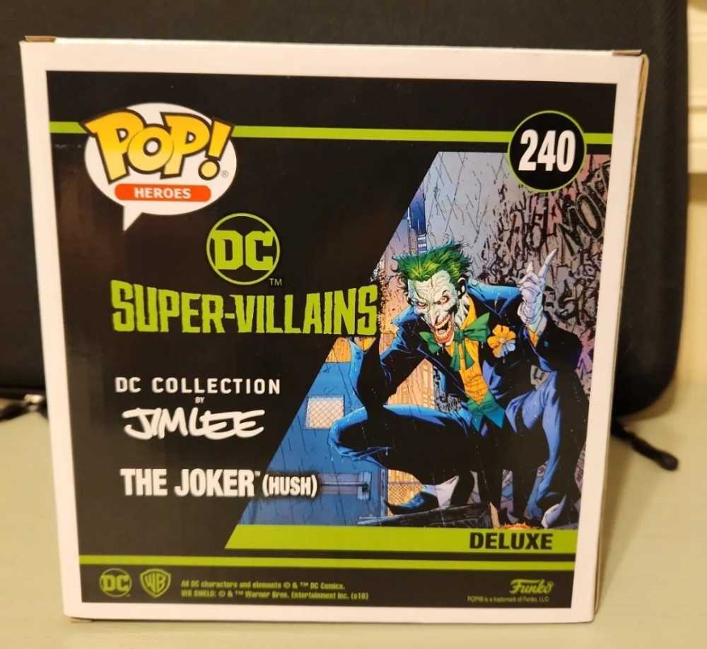 Funko Pop! The Joker (Hush) #240 Game Stop Exclusive NIB - Funko Pop action figure collectible [Barcode 889698347785] - Main Image 3