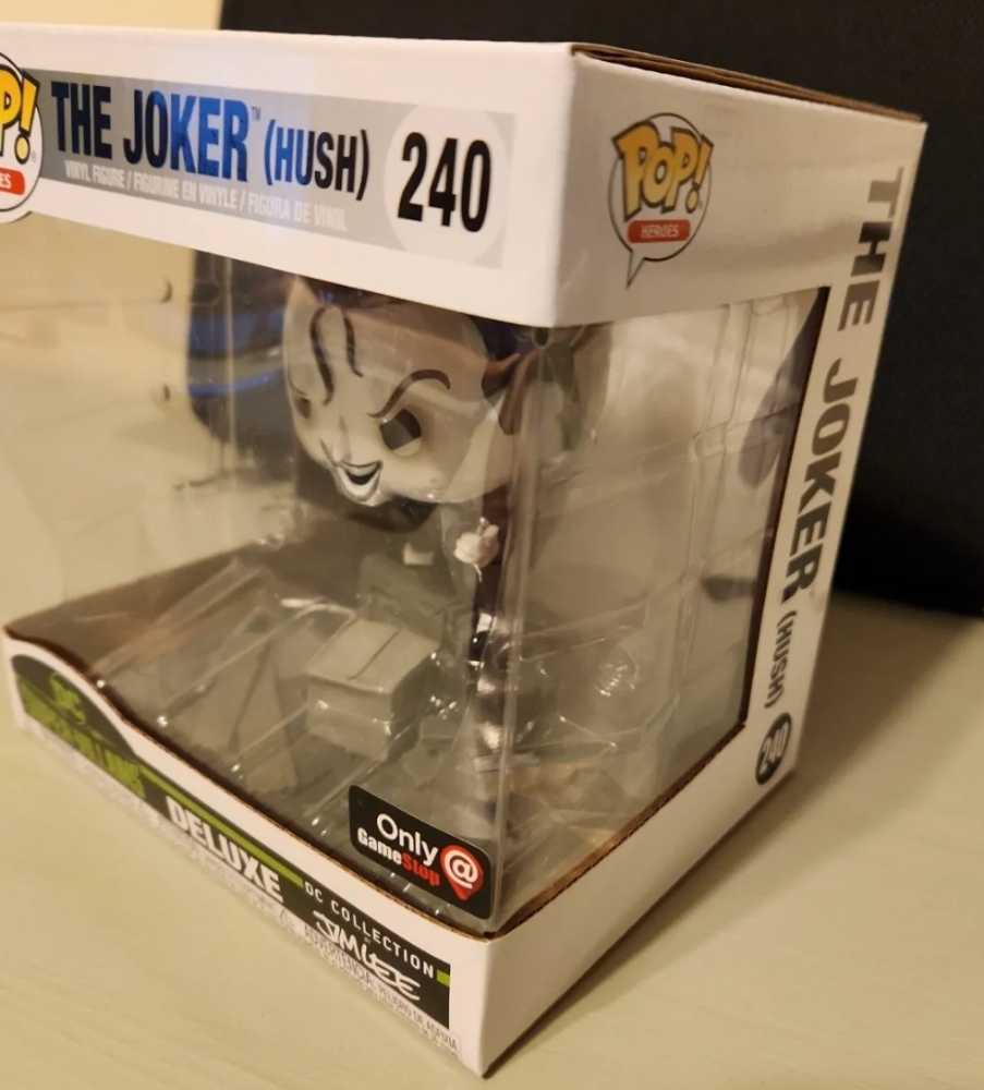 Funko Pop! The Joker (Hush) #240 Game Stop Exclusive NIB - Funko Pop action figure collectible [Barcode 889698347785] - Main Image 4