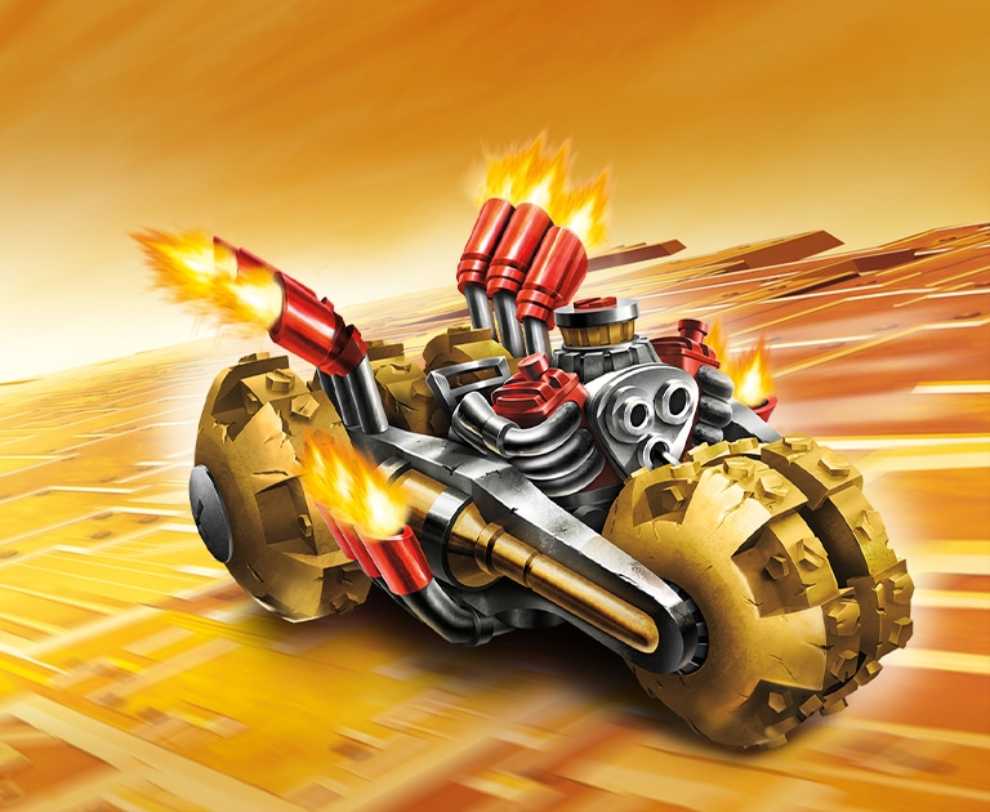 Gold Rusher (Double Dare Trigger Happy) - Activision (Skylanders: Superchargers) action figure collectible - Main Image 2