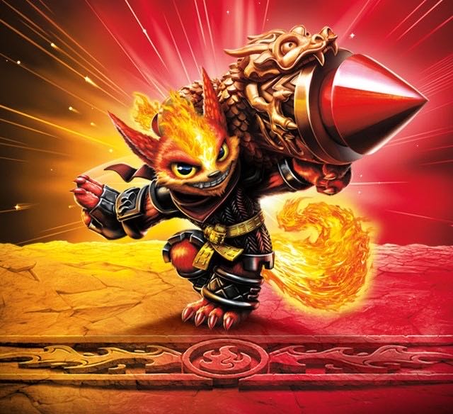 Skylanders Imaginators - Flare Wolf - Activision (Skylanders: Imaginators) action figure collectible - Main Image 2