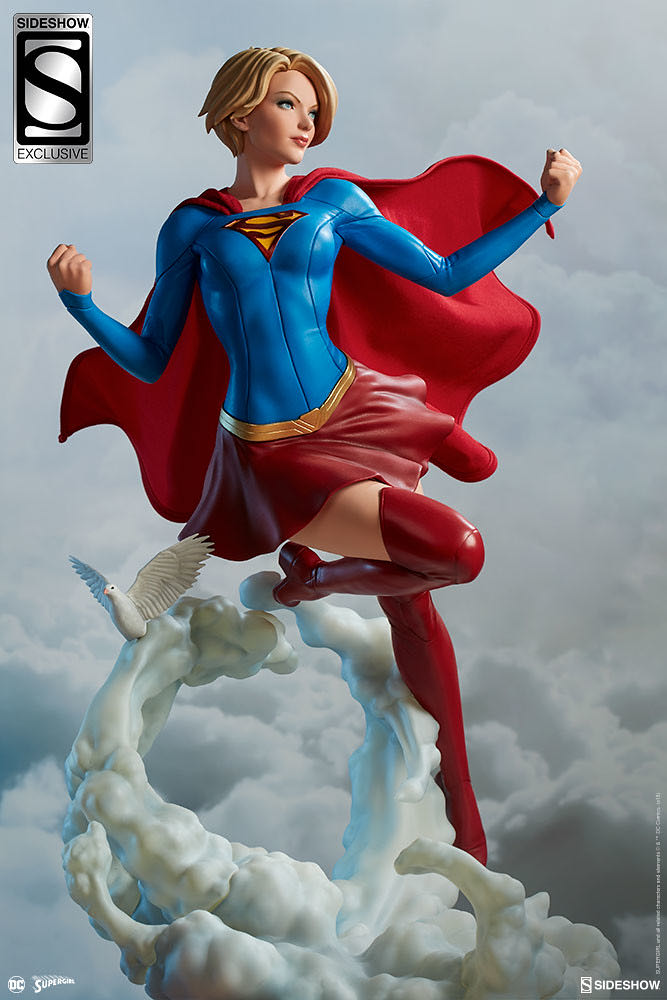 Supergirl Premium Format (EX) - Sideshow Collectibles (Sideshow 1/4 Scale Statues) action figure collectible - Main Image 2