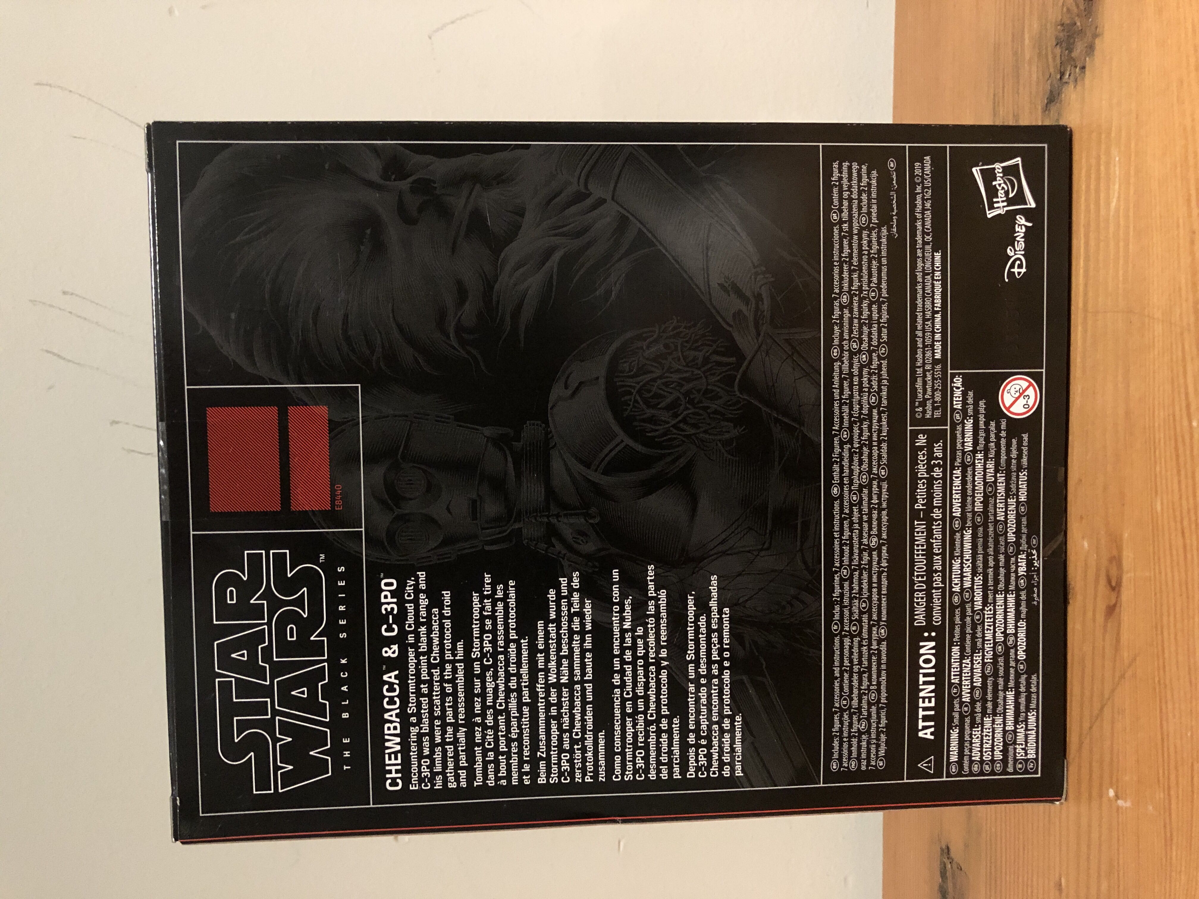 Star Wars The Black Series Chewbacca & C-3PO (Bespin) - Hasbro (Star Wars: The Black Series) action figure collectible [Barcode 630509891948] - Main Image 2